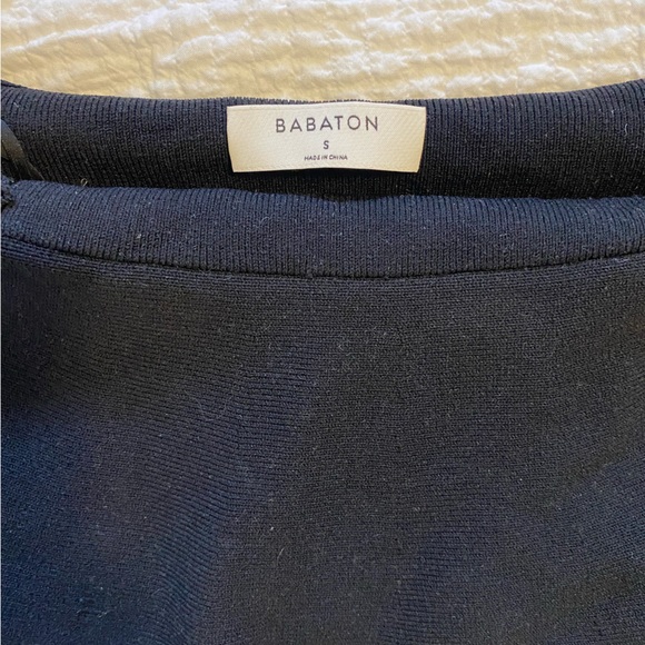 Aritzia Babaton small black crop top - Picture 2 of 2